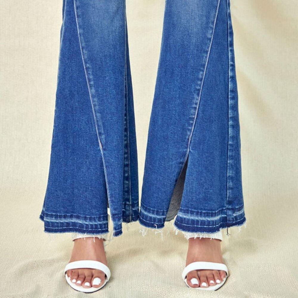 KanCan High Rise Flare Leg Jeans 9/28 - Picture 5 of 16